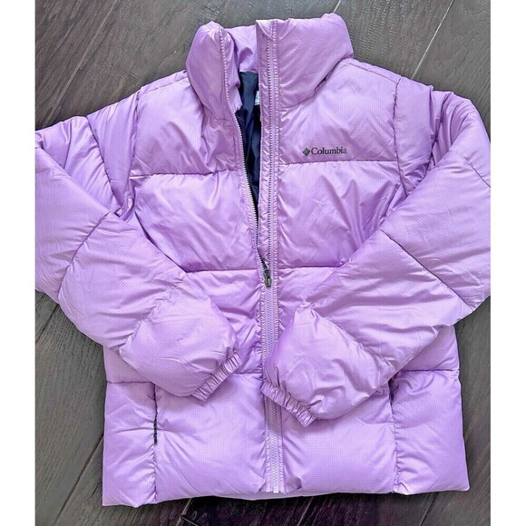 Columbia Puffect Women's Puffer Jacket with pockets Light Purple Lavender Small - Picture 7 of 11